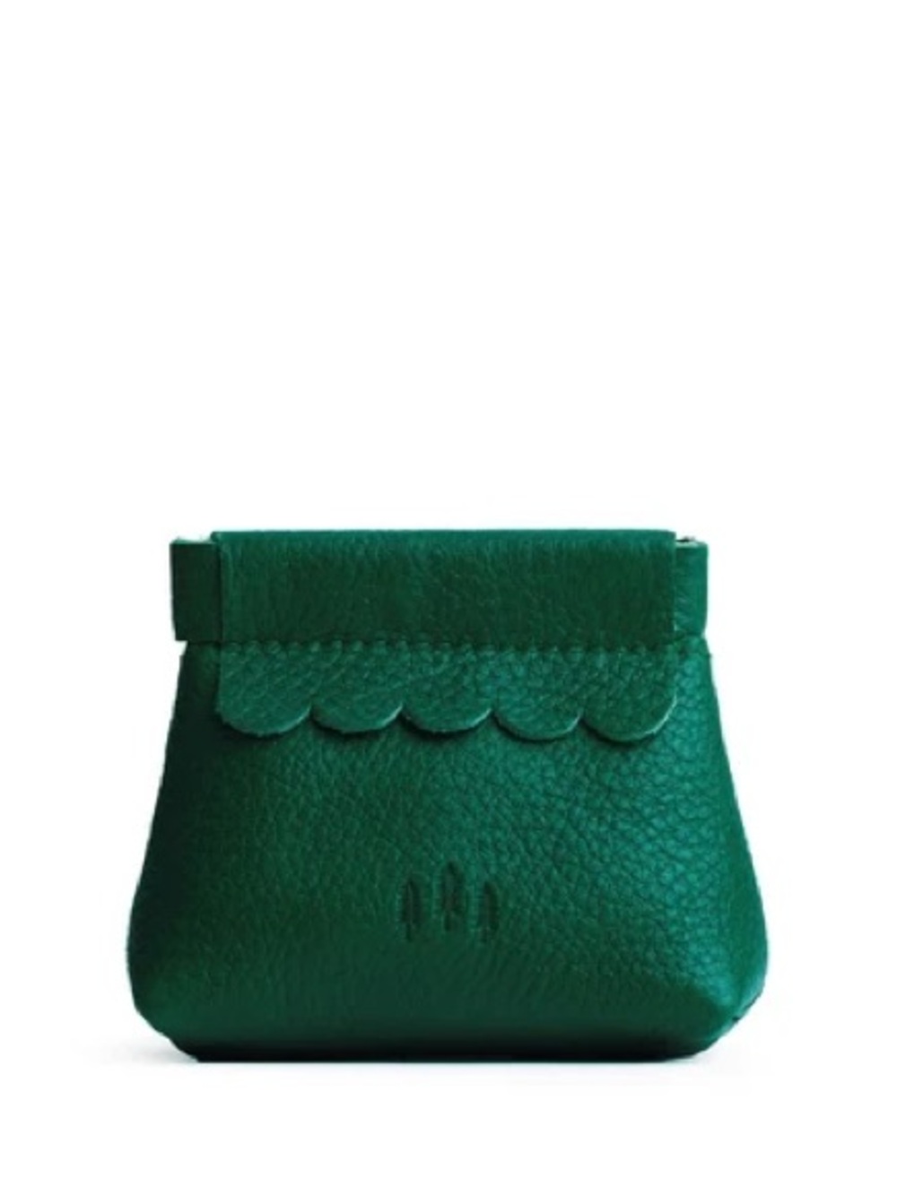 Portland Leather Goods Penny Pouch Hunter Green